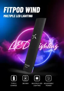 Fitpod Wind Fitpod Wind 氣流桿 一代發光主機 四檔調節 通配一代煙彈 獨特發光設計