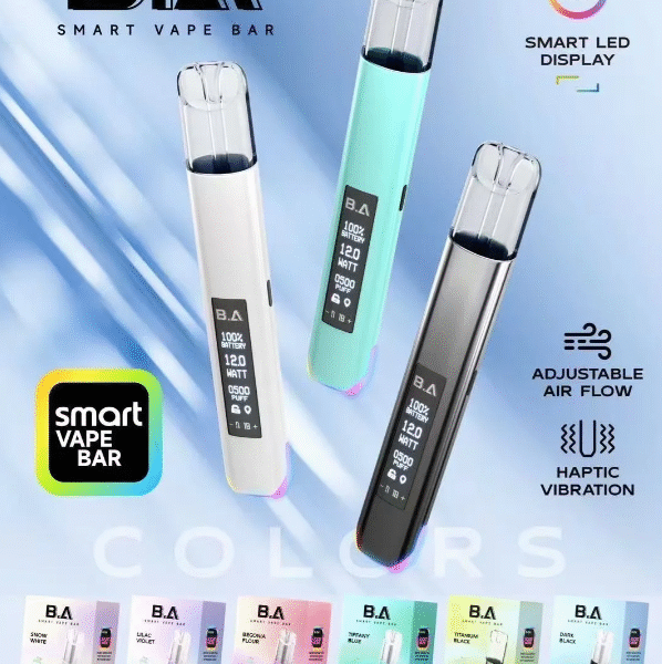 BA主機 B.A SMART VAPE BAR 智慧主機 一代通用款 發光r大屏煙桿