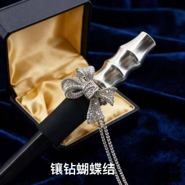 阿爾法赫（Al Fakher）風格 304 不鏽鋼帶鏈條水煙吸嘴 是 2024-2025 年水煙（Shisha/Hookah）配件市場中的熱門爆款
