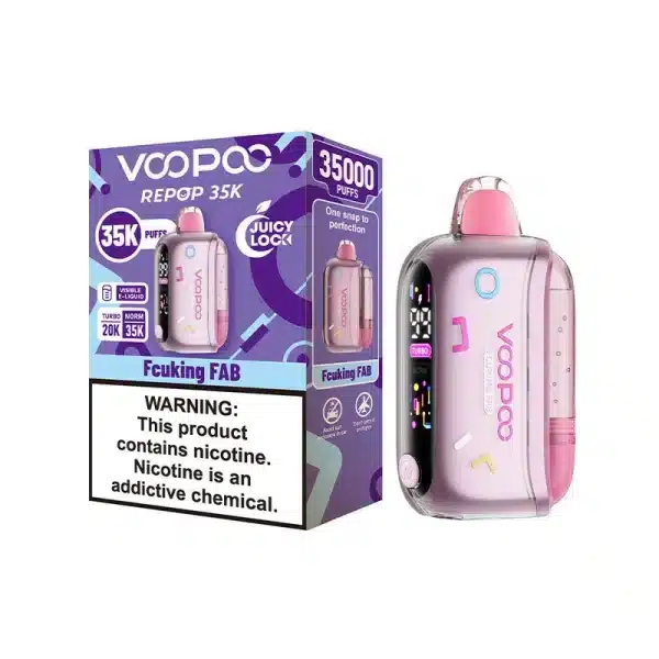 2025 十大拋棄式電子煙推薦：VOOPOO REPOP 35K 拋棄式電子煙推薦VOOPOO推薦
