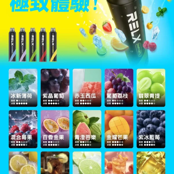 RELX Smash GO 12K 拋棄式電子煙——12000口超長續航 台灣現貨